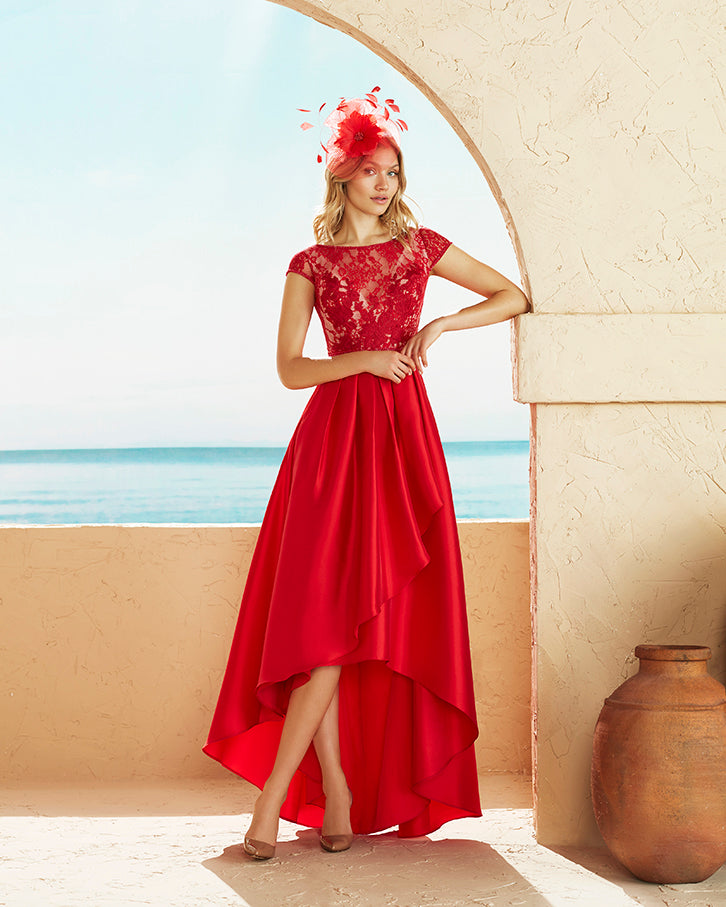 Red mother of the bride outlet dress