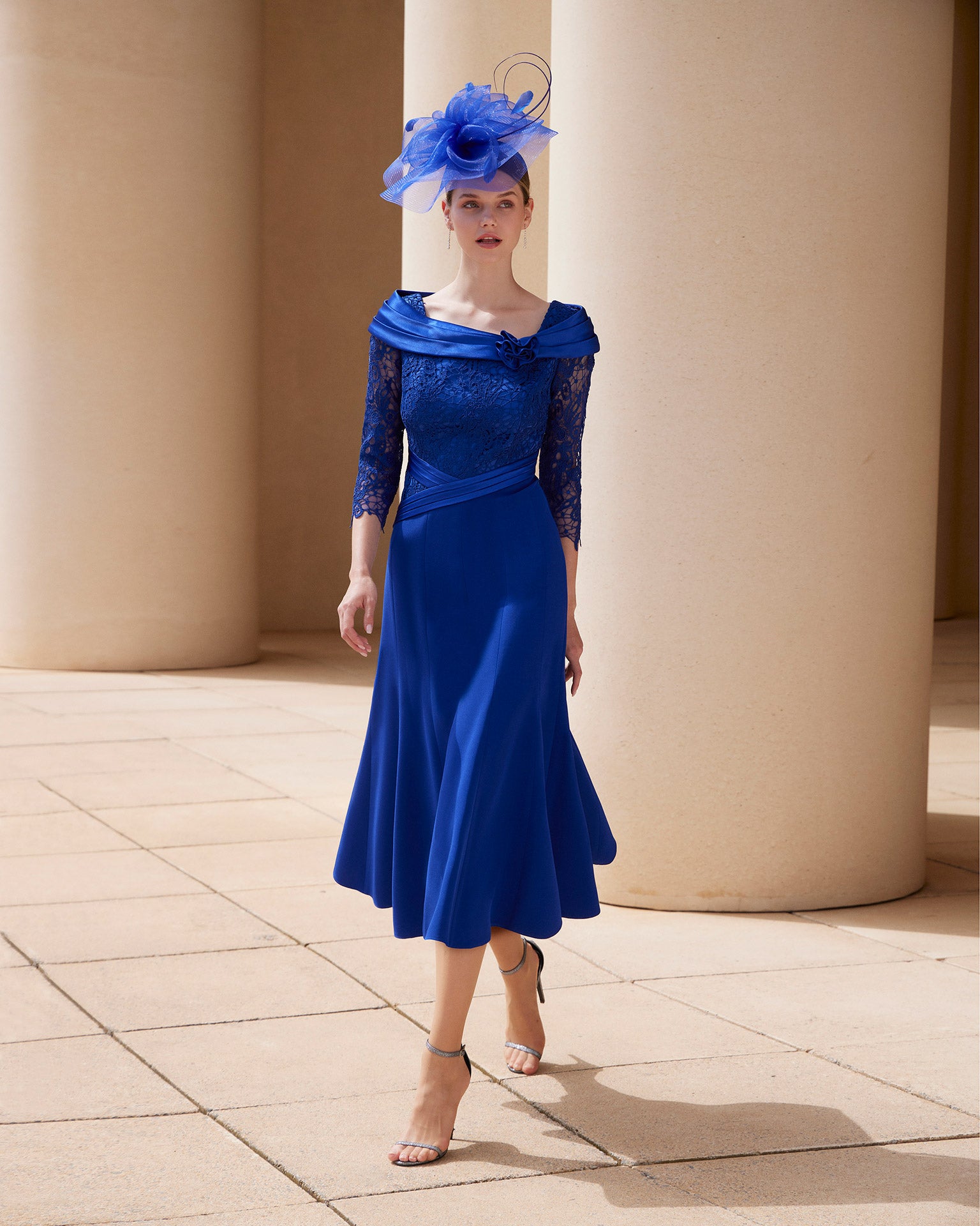 Cobalt blue dresses for mother of the bride hotsell