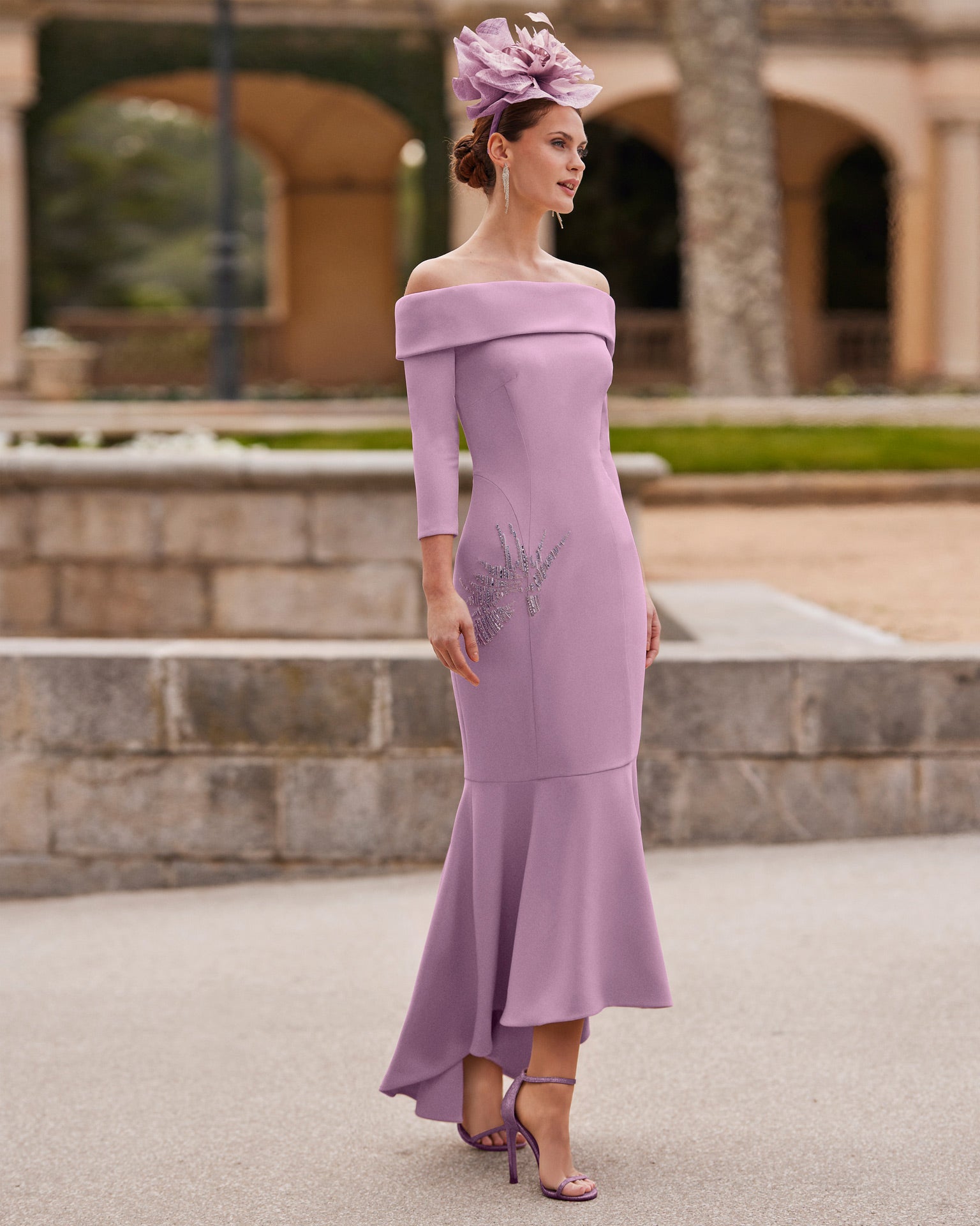 Lilac mother of the bride cheap dresses