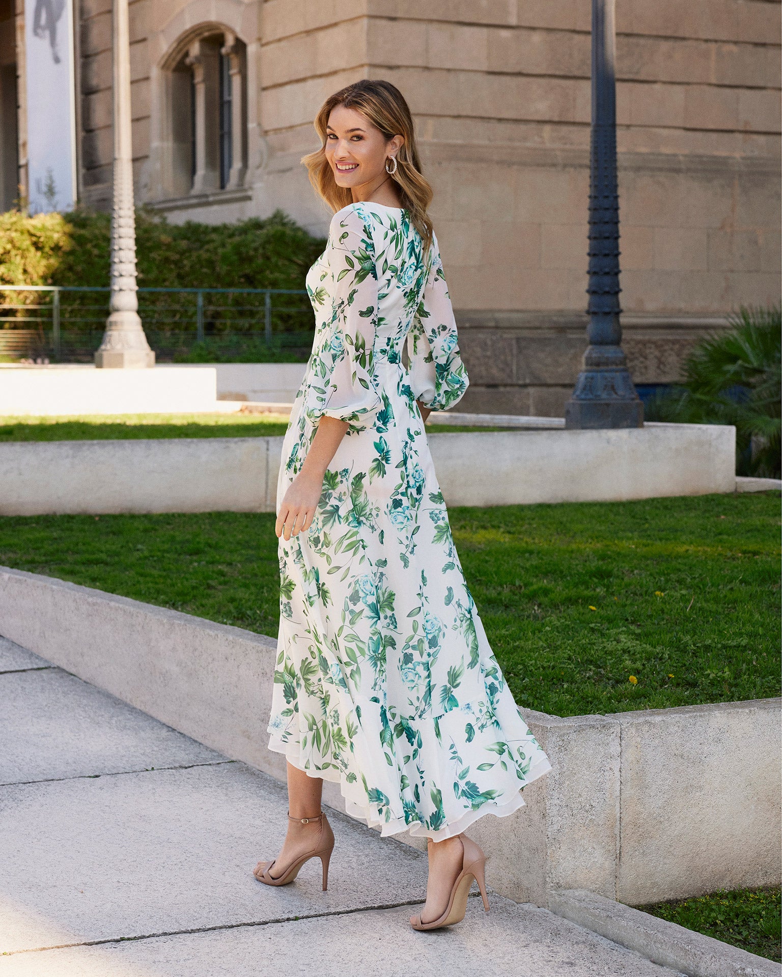 Floral shop club dress