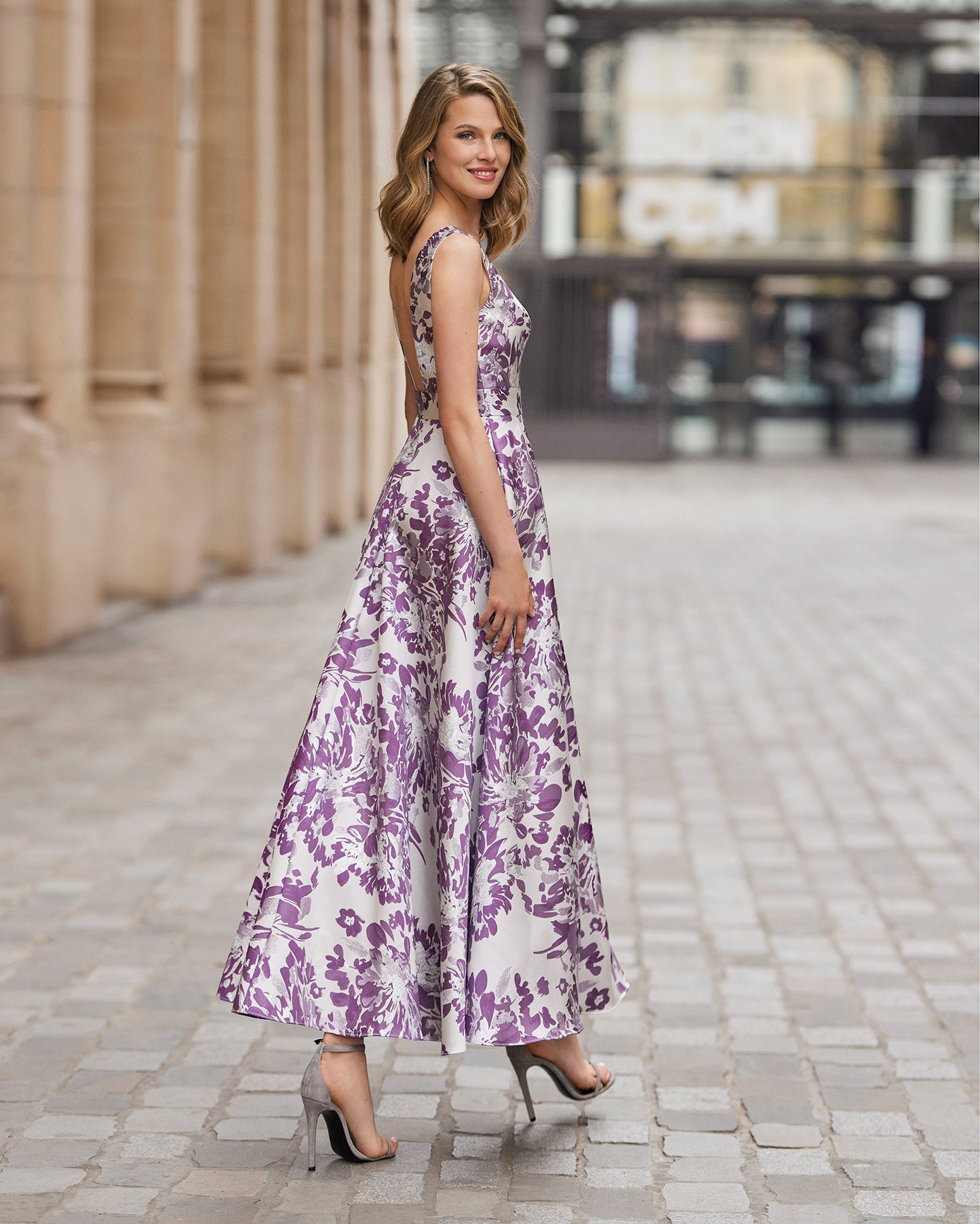Viviana Multiway Dress Barcelona, Paisley Pink Summer Dress