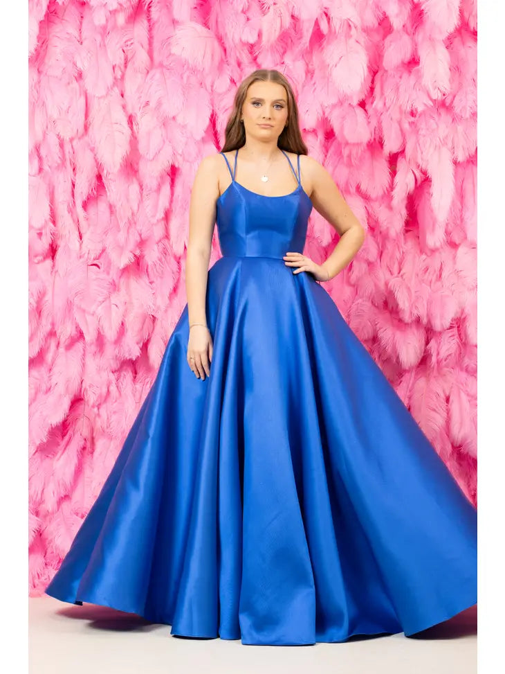 Blue Prom dress