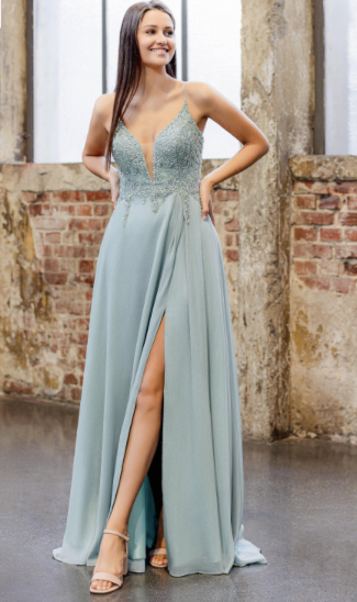 Blue Evening & Prom Dress